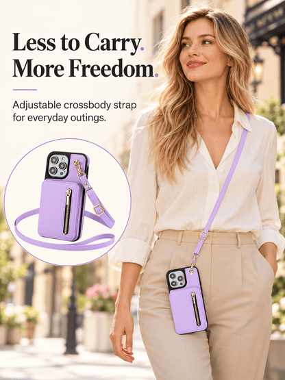 Stylish Genuine Leather Flip Case for Samsung/Apple Phones