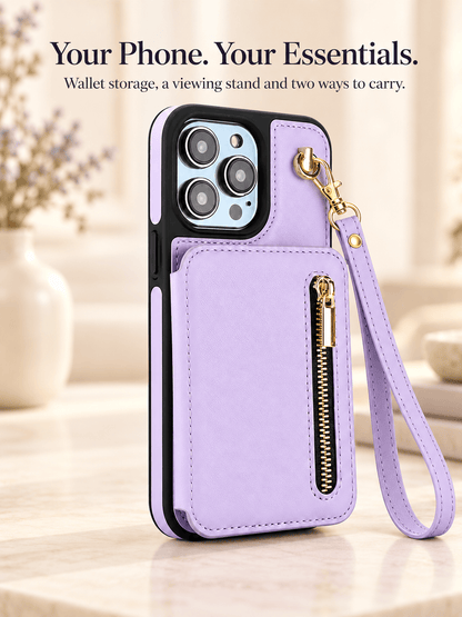 Stylish Genuine Leather Flip Case for Samsung/Apple Phones