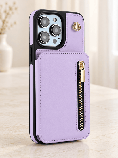 Stylish Genuine Leather Flip Case for Samsung/Apple Phones
