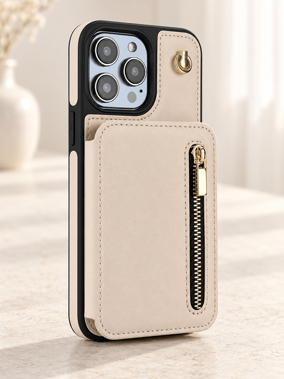 Stylish Genuine Leather Flip Case for Samsung/Apple Phones
