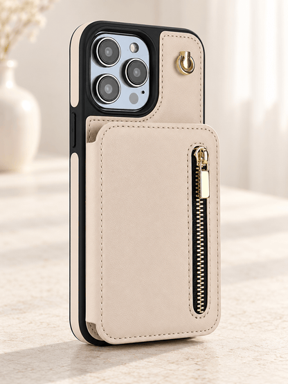 Stylish Genuine Leather Flip Case for Samsung/Apple Phones