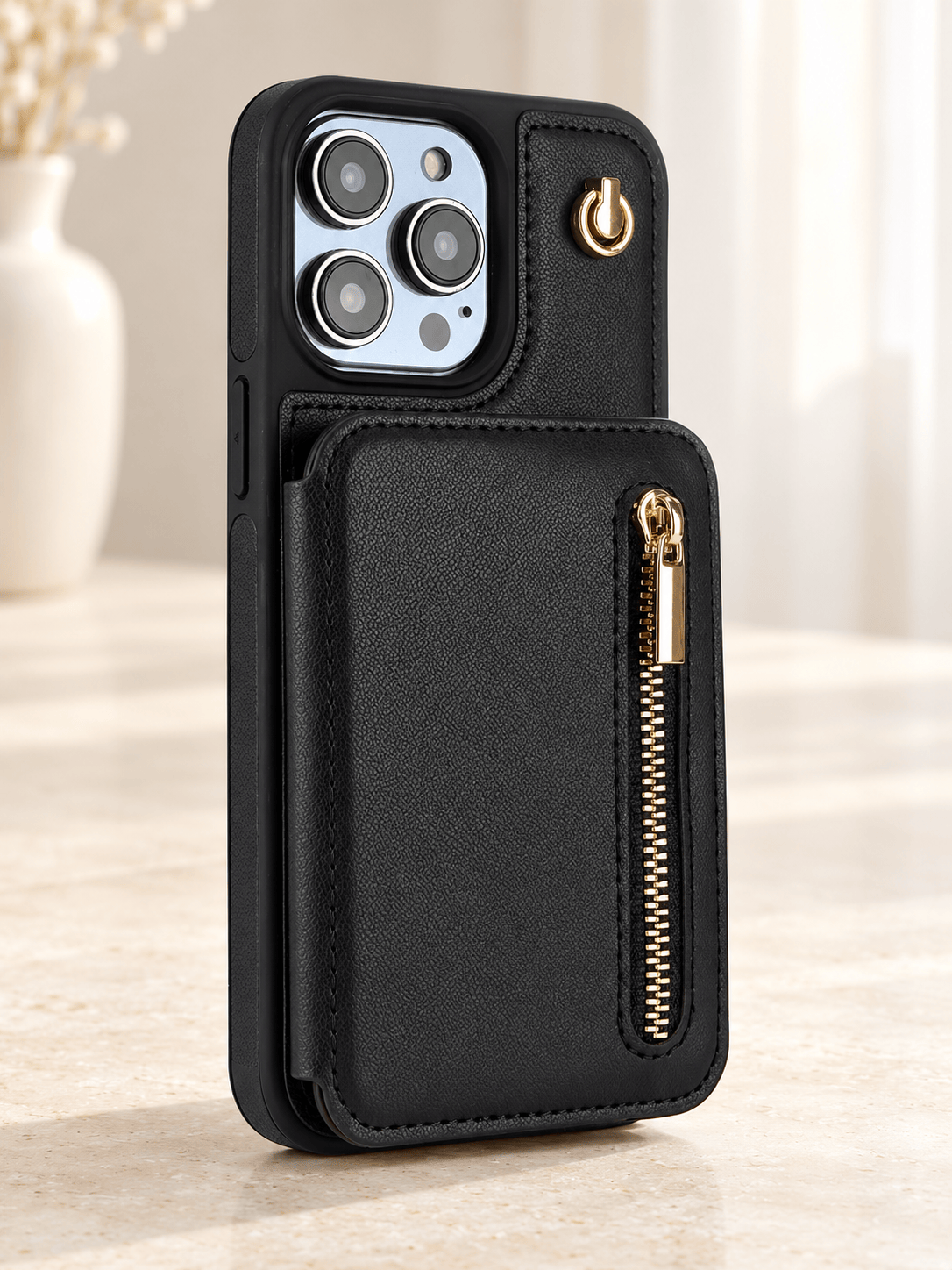 Stylish Genuine Leather Flip Case for Samsung/Apple Phones