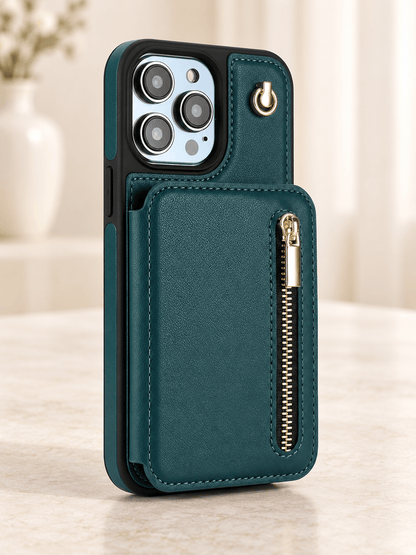 Stylish Genuine Leather Flip Case for Samsung/Apple Phones