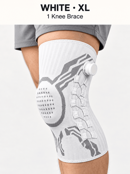 Adjustable Dial Knee Brace with Patella Cushion & Side Support